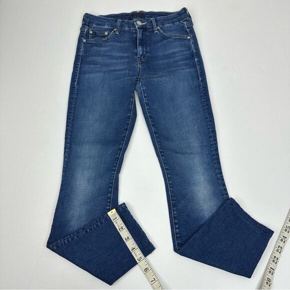 Mother Denim Women’s Looker Ankle Fray Fast Times Skinny Designer Jeans W24/L26 - Picture 12 of 12